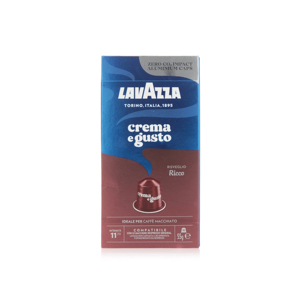 Buy Lavazza crema e gusto ricco 10 nespresso capsules 55g in UAE