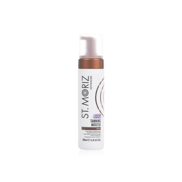 St Moriz Advanced Colour Correcting Tanning Mousse Dark 200ml