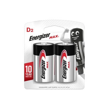 Energizer Max D Alkaline Batteries x 2