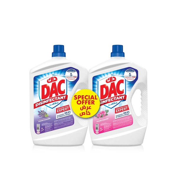 DAC Disinfectant Rose 3L + Lavender 3L