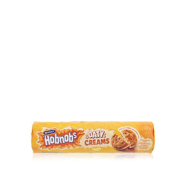 Mcvities Hobnobs Vanilla Cream Biscuits 160g