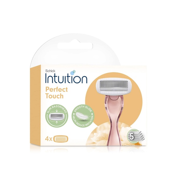 Schick Intution Perfect Touch Razor Blades Refil x 4