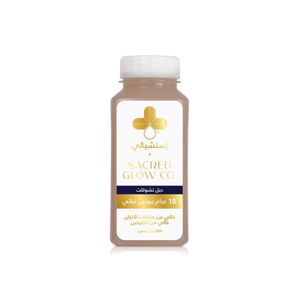 Sacred Glow Vegan Protein Double Chocolate 250ml