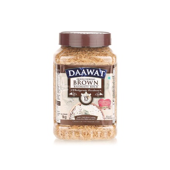 Daawat Quick Cooking Brown Basmati Rice 1kg