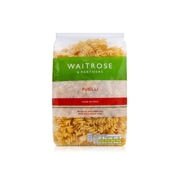 Waitrose Fusilli Pasta 500g