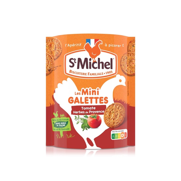 St Michel Mini Galettes Tomato and Herbs de Provence 70g