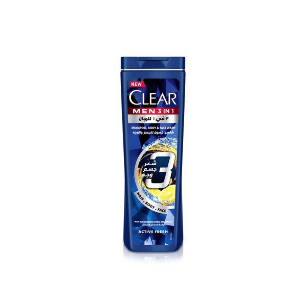 Clear Shampoo 3-in-1 Active Fresh 400ml