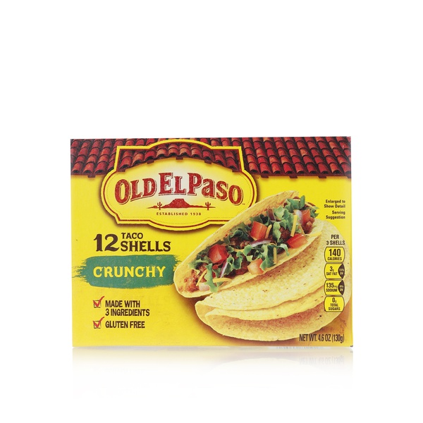 Old El Paso 12 Crunchy Taco Shells 130g
