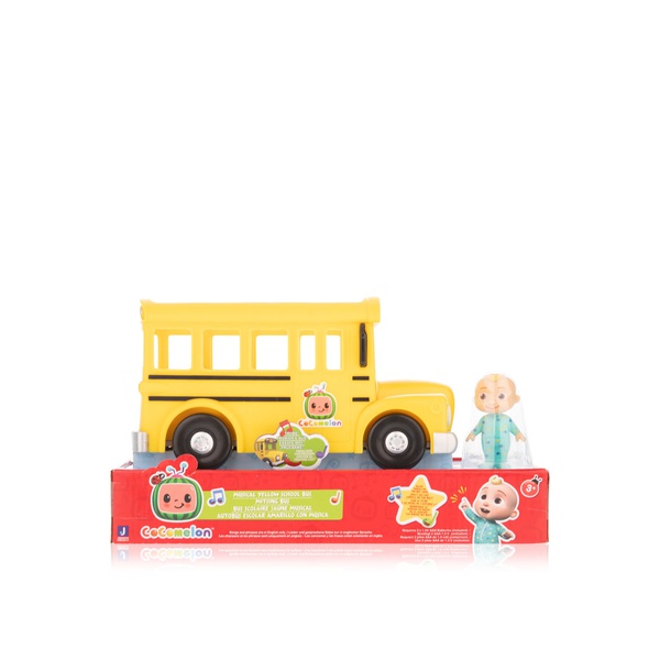 Cocomelon musical yellow school bus with JJ figure - Spinneys UAE