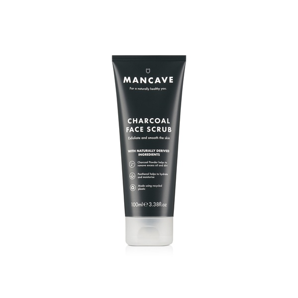 ManCave Charcoal Face Scrub 100ml