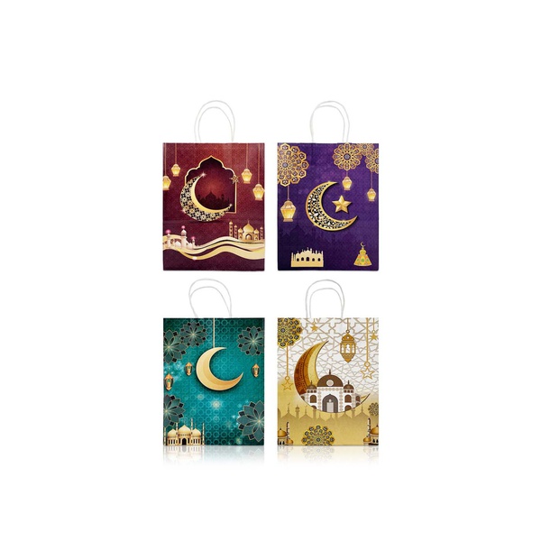 Party Magic Eid Kraft Bags Medium Assorted x6