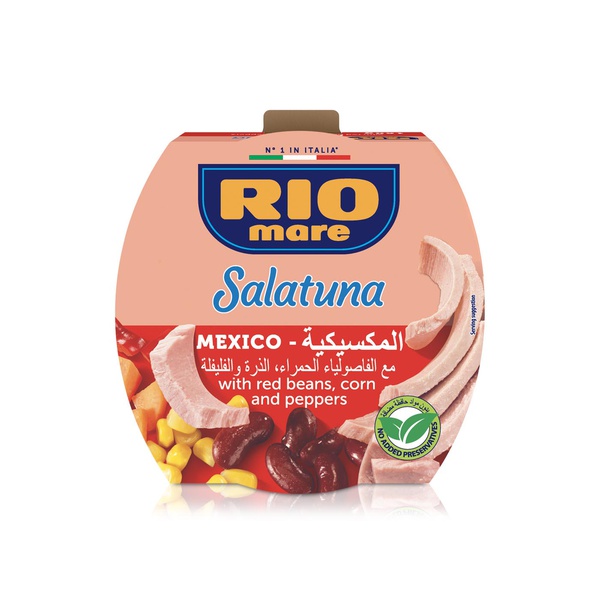 Buy Rio mare tuna salatuna mexico with red beans, corn and peppers 160g in UAE