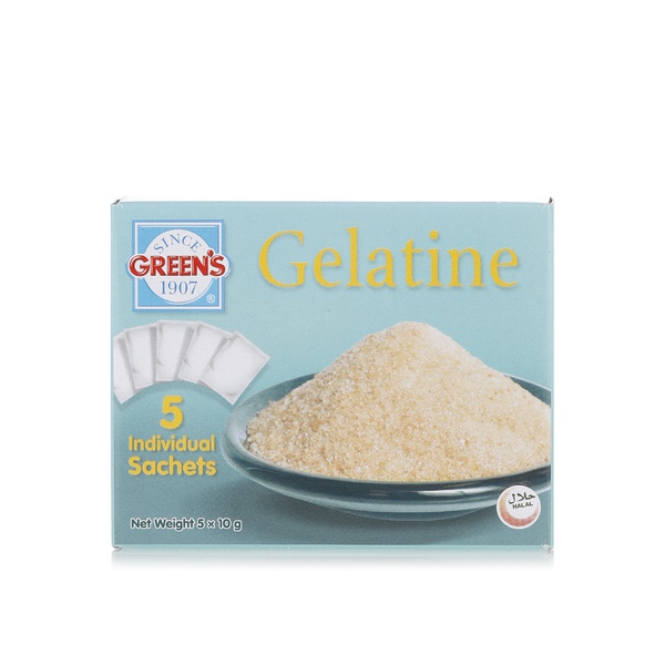 اشتري Greens plain gelatine sachets 5 x 10g في الامارات