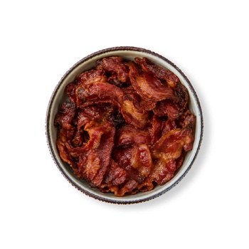 Cooked Beef Bacon Slices