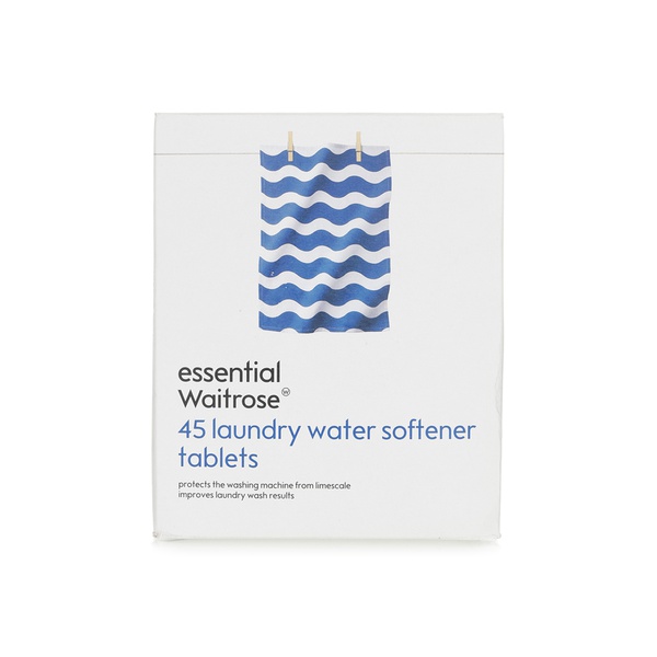 Buy Essential Waitrose laundry water softener tablets 675g in UAE