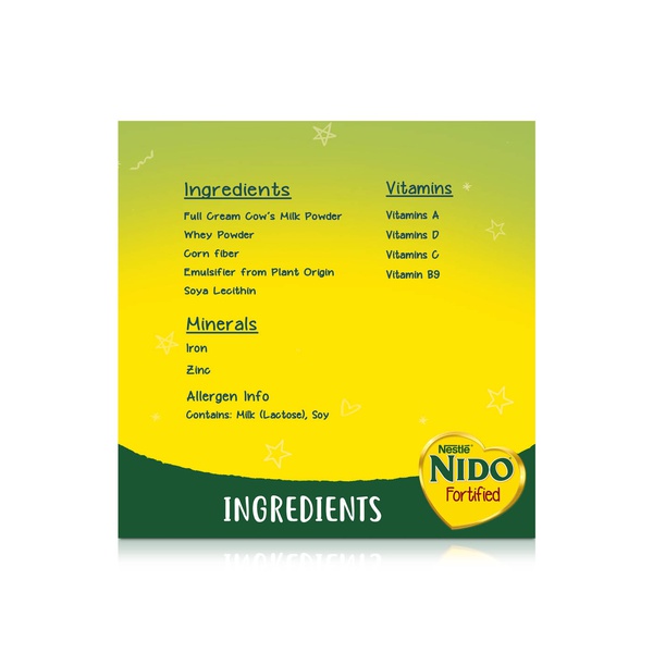 Nestle Nido Instant Full Cream Milk Powder Tin 400g