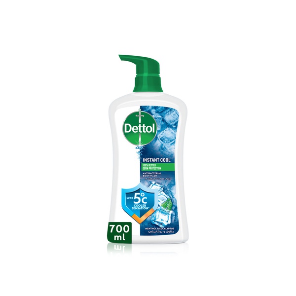 Dettol Cool Menthol & Eucalyptus Scent Shower Gel & Body Wash 700ml