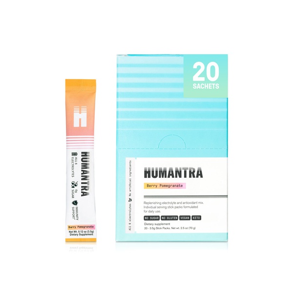 Humantra Berry Pomegranate Electrolyte Supplement 20 Sticks
