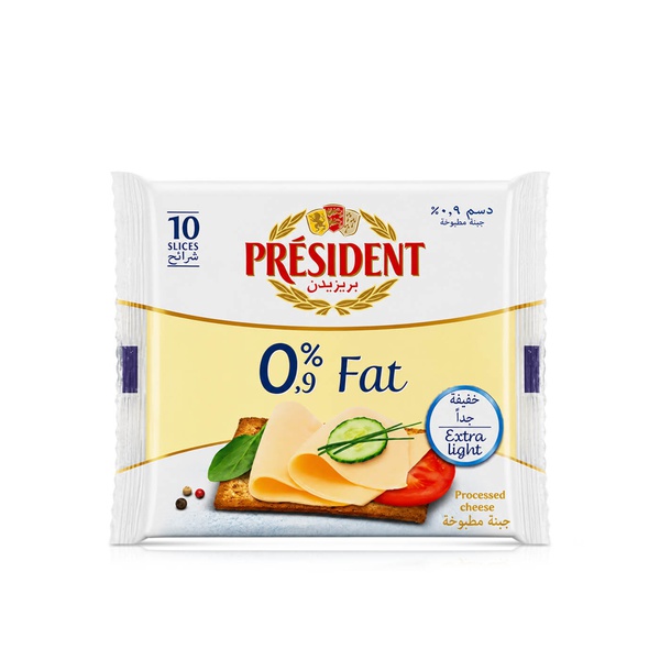 President 0% Fat Cheese Slices 200g