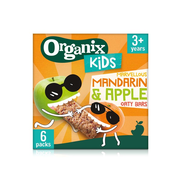 Organix Kids Mandarin and Apple Oaty bars 6 x 23g