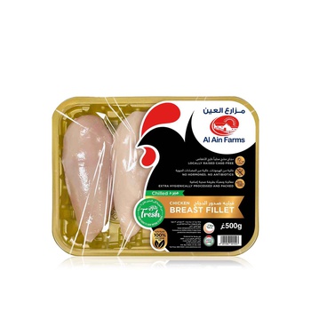 Al Ain Farms Fresh Chicken Breast Fillets 500g