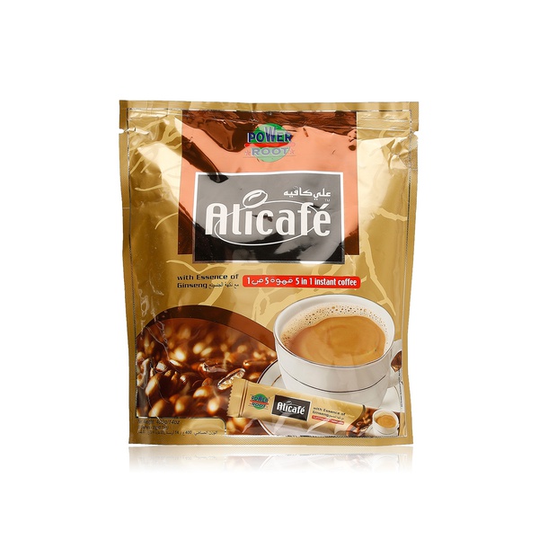 Buy Alicafe Power Root 5in1 instant coffee with ginseng 20 x 20g in UAE