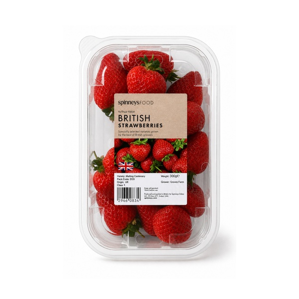 Spinneysfood British Strawberries 300g