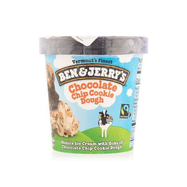 اشتري Ben and Jerrys chocolate chip cookie dough ice cream 476g في الامارات