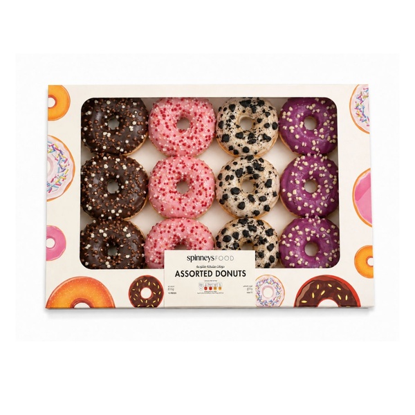 Spinneysfood Assorted Donuts x 12