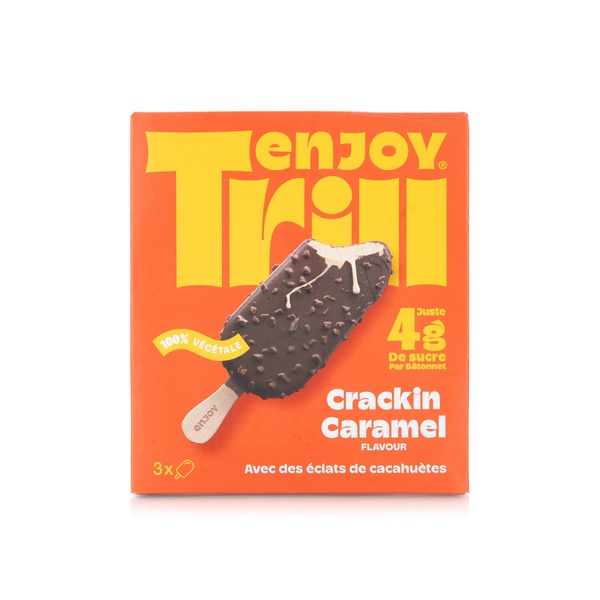 Enjoy Trill Crackin Caramel Ice Cream Sticks 100Ml X 3