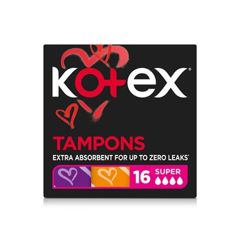 Kotex Super Tampons 16s