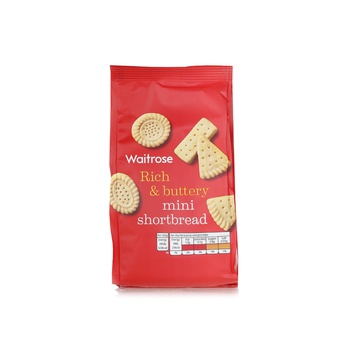Waitrose Mini Shortbread 125g