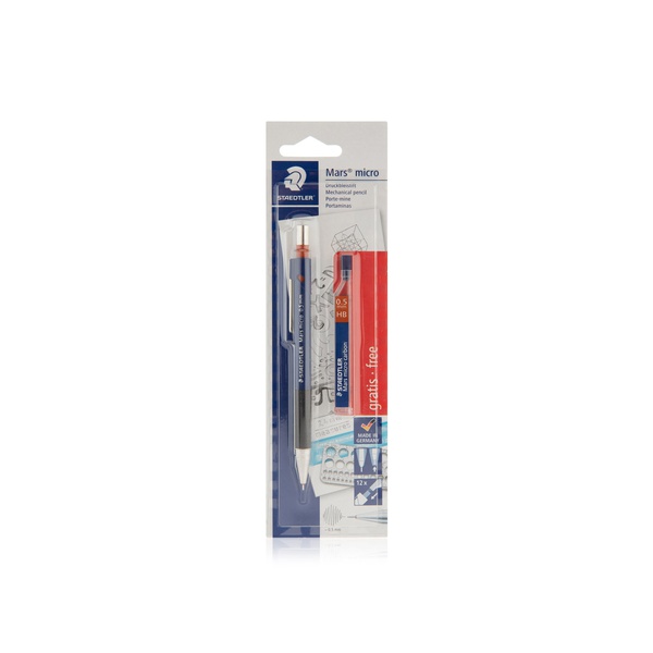 Staedtler Mars Micro – 24 Mine Per Portamine 0,5 Mm B, 2 Tubi Da 12, Linea Nera Resistente Alla Rottura