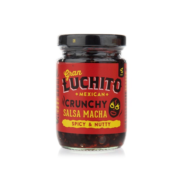 Buy Gran Luchito crunchy pepper salsa macha 100g in UAE