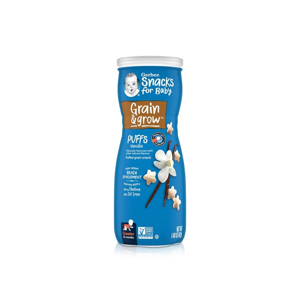 Gerber Grain & Grow Puffs Vanilla 8m+ 42g