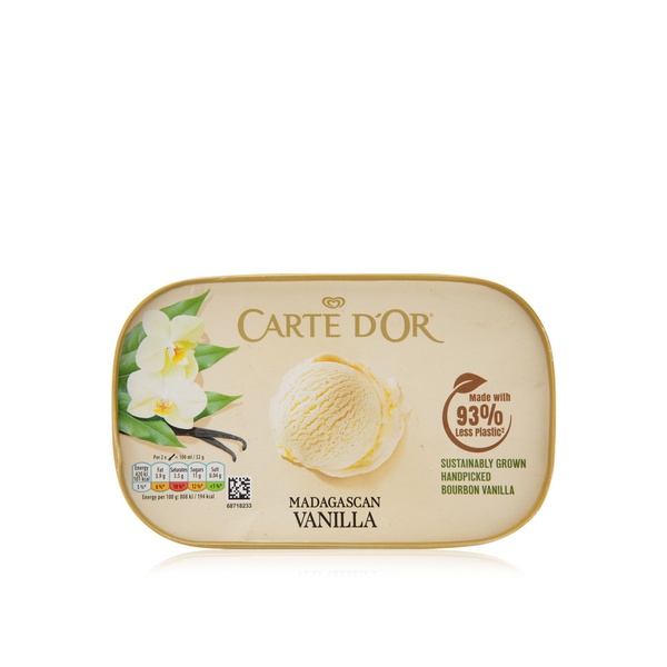 Carte D'Or Madagascan Vanilla Ice Cream Dessert 900Ml