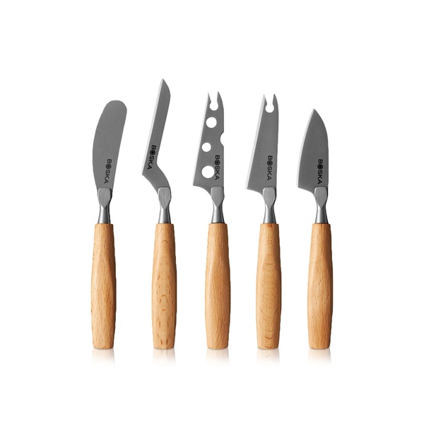 Boska Amigo Mini Cheese Knife Set Oak x5