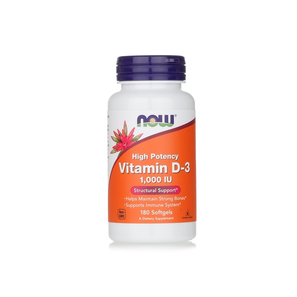 Now Vitamin D-3 180 Softgels