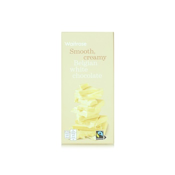 Waitrose Belgian White Chocolate 180g