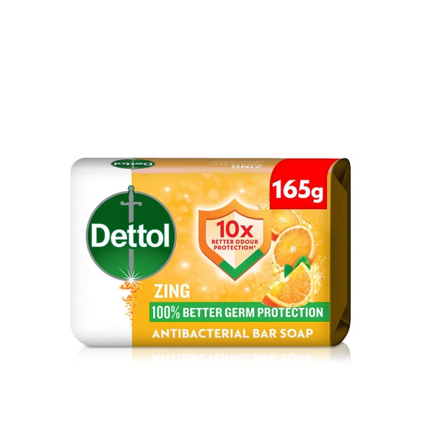 Dettol Zing Bar Soap 165g