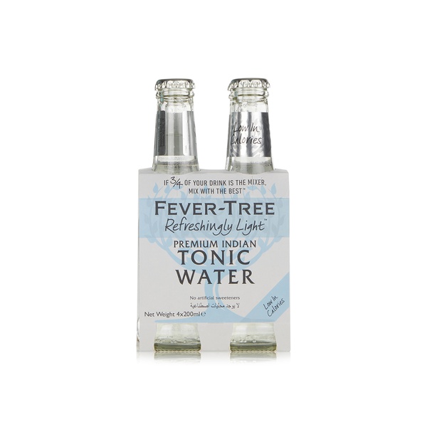 Fever-Tree Light Tonic Water 200ml x 4