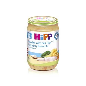 HiPP Organic Noodles with Sea Fish in Creamy Broccoli 220g (8 Months+)