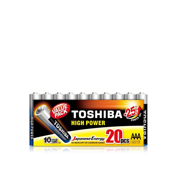 Toshiba High Power Batteries AAA x 20