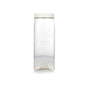 Lock & Lock Retro Door Pocket Canister Square 1.3 litre