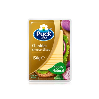 Puck Cheddar Slices 150g