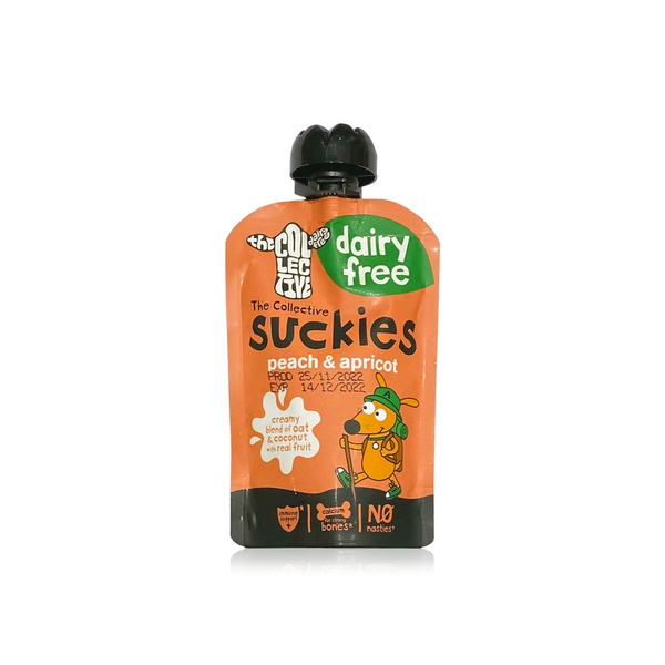 The Collective Dairy Suckies Dairy Free Peach and Apricot Kids Yoghurt Pouch 85g