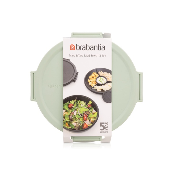 Brabantia Make & Take Salad Bowl Jade Green 1.3 litre