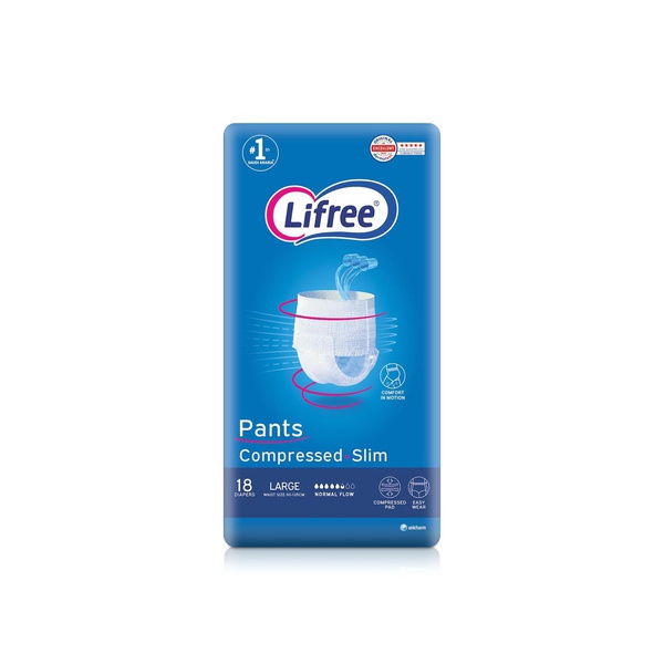 Lifree Adult Diaper Slim Culotte Large x 18