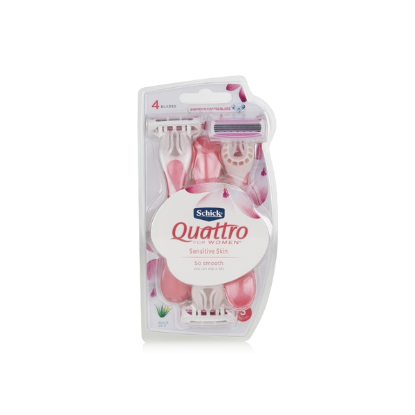 Schick Quattro Razors x 3