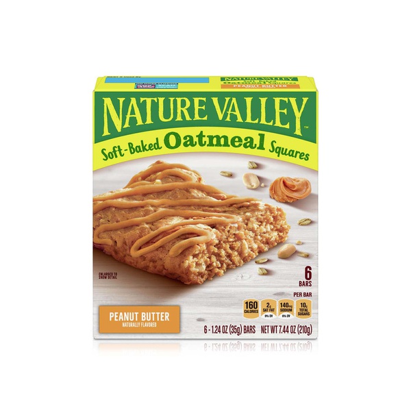 Nature Valley Soft-Baked Peanut Butter Oatmeal Squares 6s 210g